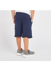 Juniors Solid Shorts with Pocket Detail and Elasticised Waistband