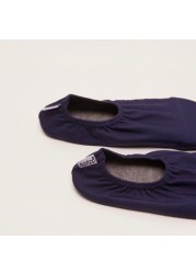 Slipstop Navy Junior Slip-On Shoes