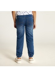 Lee Cooper Blue Regular Fit Denim Pants