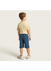 Eligo Solid Shorts with Pockets and Drawstring Closure