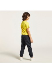 Juniors Solid Pants with Pockets and Drawstring Closure