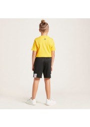 adidas Stripe Detail Shorts with Pockets and Elasticised Waistband