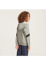 PUMA Printed Jacket with Long Sleeves and Hood