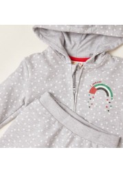 Juniors UAE National Day Print Sweatshirt and Jog Pants Set