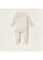 Giggles Printed Sleepsuit with Long Sleeves