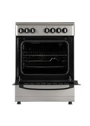 Wolf Power WGR6060CERMF Electric Cooker (60 cm, 4 Burners, Silver)