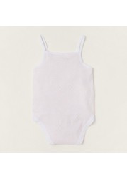 Giggles Printed Bodysuit with Spaghetti Straps