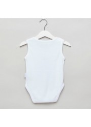 Giggles Printed Sleeveless Bodysuit