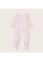 Juniors Printed Sleepsuit with Long Sleeves - Set of 3