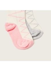 Juniors Printed Socks - Set of 2