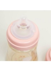 Mother-K Printed Feeding Bottle with Cap - 180 ml