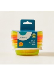 Juniors Assorted Disposable Bowl - Set of 4