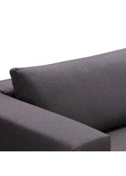 Aruba Deluxe 3-Seater Aluminium Sofa W/Cushion Generic, (250 x 100 x 72 cm)