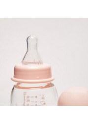 Giggles Printed Glass Feeding Bottle - 50 ml