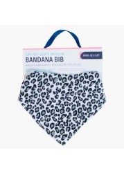 Bebe Au Lait Leopard Print Bamboo Blend Bandana Bib