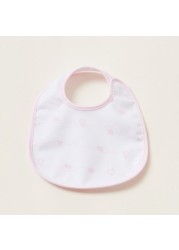 Cambrass All-Over Print Bib with Hook and Loop Closure