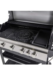 GoodHome Owsley 4-Burner Gas BBQ W/1 Side Burner