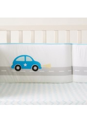 Juniors Car Print 5-Piece Comfortor Set