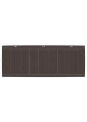 Cosmoplast Cedargrain Plastic Deck Storage Box (270 L, 116.5 x 45 x 56 cm)