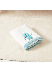 Juniors Robot Embroidered Blanket - 102x76 cms