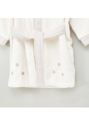 Giggles Textured Hooded Robe