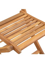 Kingston Acacia Wood Folding Chair Generic (61.5 x 47 x 90 cm, 2 Pc.)