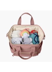 SkipHop Textured Diaper Backpack with Shoulder Straps