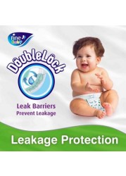 Fine Baby DoubleLock Medium Size 3, 36-Diapers Economy Pack - 4-9 kgs