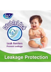 Fine Baby DoubleLock Maxi Size 5, 140-Diapers Mega Pack - 11-18 kgs