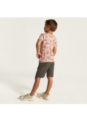 Juniors Short Sleeves T-shirt with Shorts - Set of 2