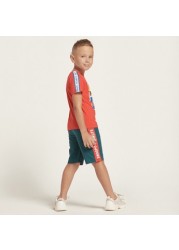 CPLG Printed T-shirt with Shorts