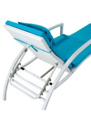 Rattan Sun Lounger W/Cushions SG Furniture (70 x 190 x 95 cm)