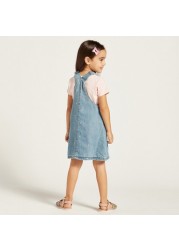 Juniors Denim Pinafore with Pockets