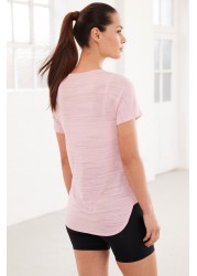 Next Active Sports Short Sleeve V-Neck Top Regular