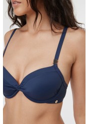 Shape and Tummy Control Bikini Top Padded Underwired Top