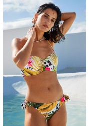 Shape and Tummy Control Bikini Top Padded Bandeau Top