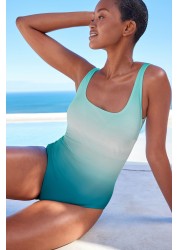 Scoop Neck Tummy Control Swimsuit