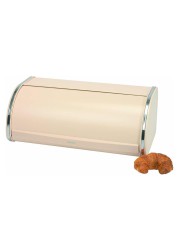 Brabantia Roll Top Metal Bread Bin (17.5 x 44.5 cm, Beige)