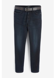 Belted Jeans Slim Fit