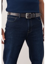 Belted Jeans Straight Fit