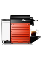 Nespresso Pixie C61 Red Coffee Machine + Aeroccino Milk Frother Package (700 ml, 1260 W)