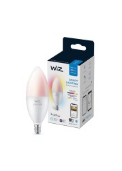 WiZ Colors Wi-Fi E 14 Candle LED Bulb, C37 (4.9 W, Tunable White)