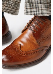 Leather Brogue Shoes