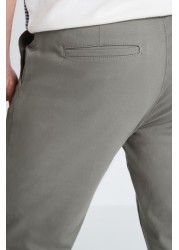 Stretch Chino Trousers Straight Fit