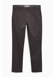 Stretch Chino Trousers Straight Fit