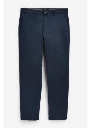 Stretch Chino Trousers Relaxed Fit