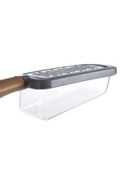 Freecook Wooden Grater W/Container (24.5 x 6.8 x 4.8 cm)