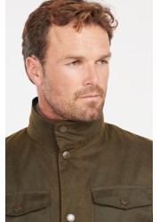 جاكيت شمع Ogston أخضر زيتوني من Barbour