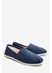 Canvas A-Line Slip-Ons