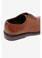 Contrast Sole Derby Shoes